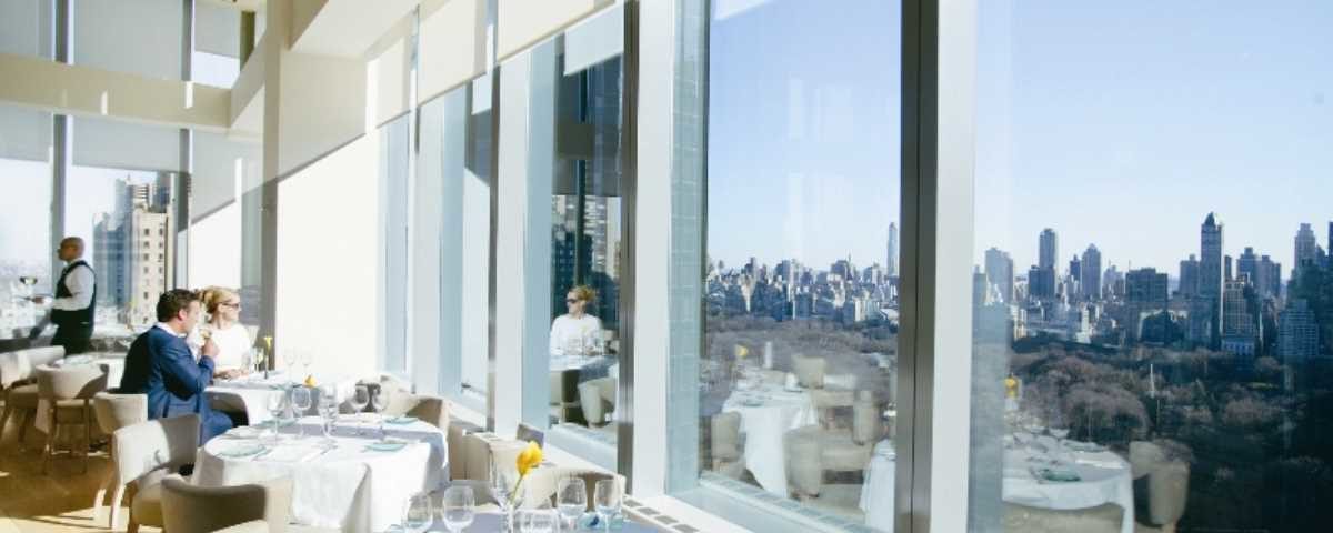 ristorante a new york con vista su central park